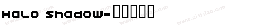 Halo Shadow字体转换